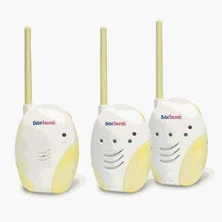 Easy to hold Baby Voice activated Sound Monitor with 2 Receivers and 