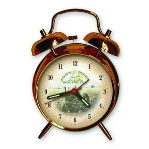  John Deere Twin Bell Scenic Alarm Clock: Toys & Games